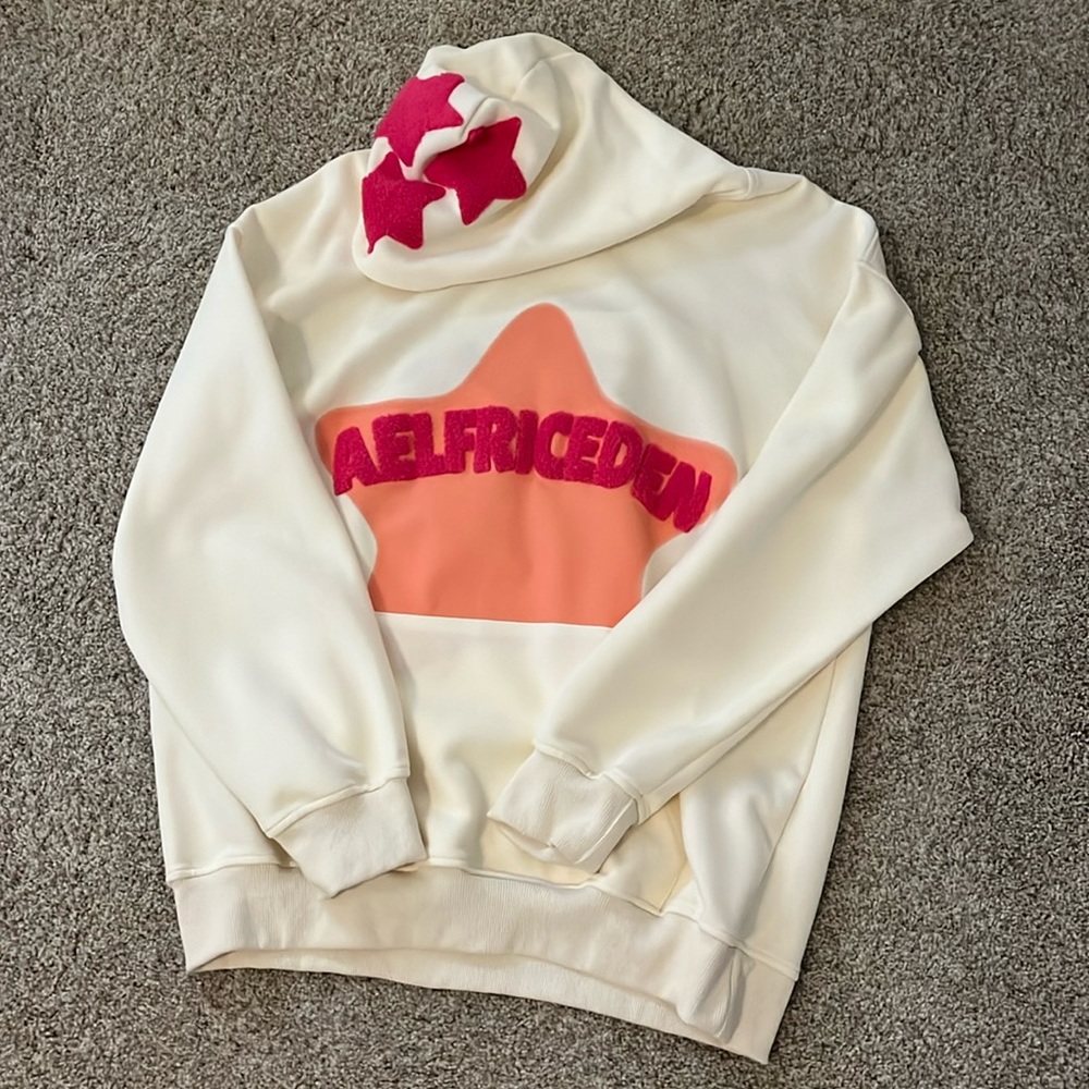 Aelfric eden pink star hoodie